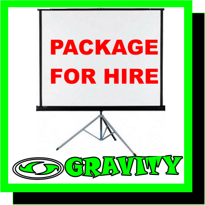 projector and screen combos for hire with Dj Rajen Disco Gravity for you birthday parties and ceremonies and weddings etc 0315072736